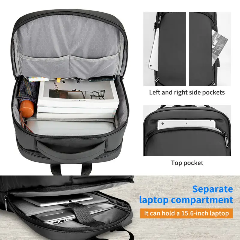 TSX-21008-OMASKA-Business-Backpack-Interior-Space