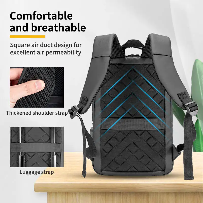 TSX-21008-OMASKA-Business-Backpack-Shoulder-Strap-Introduction